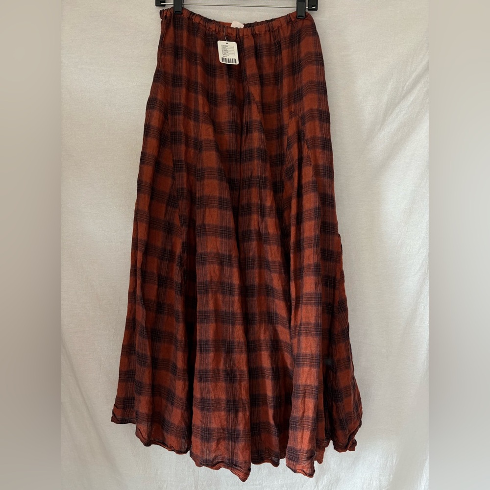 CP Shades x Free People Lily Linen Maxi Skirt - Picture 2 of 10